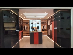 Fadior Elegance Custom Made Walk In Closet Wood Grain With Multiple Storage Solution