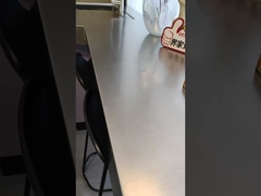 Fadior Balcony Storage Cabinet With Stainless Steel Countertop