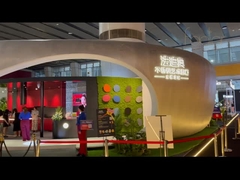 Fadior SS Cabinet With Vibrant Color And Rock-Patten Countertop