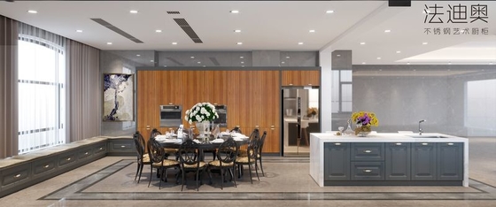 Sleek Durable  Hygienic Modern Kitchen Cabinet With Customizable Design