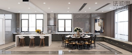 Sleek Durable  Hygienic Modern Kitchen Cabinet With Customizable Design
