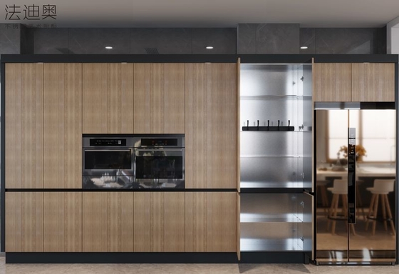 Sleek Durable  Hygienic Modern Kitchen Cabinet With Customizable Design