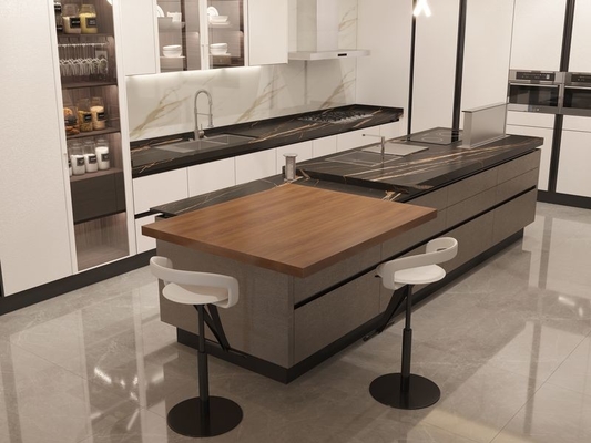 Sleek , Durable , And Customizable Stainless Steel Kitchen Masterpiece