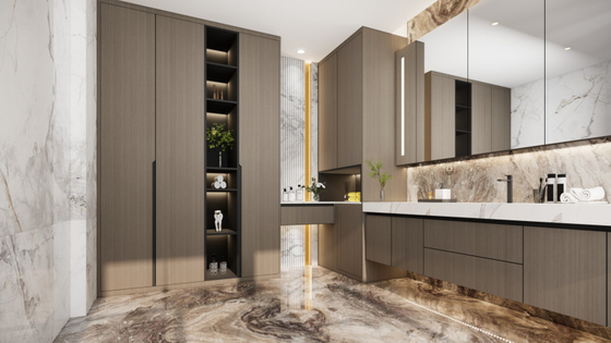 Luxe Dual Space Stainless Steel Bathroom Cabinet With Extensive Storage