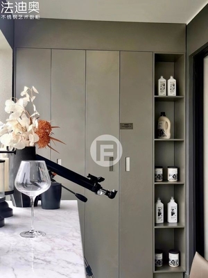 Customization Stainless Steel Balcony Storage Cabinet In Rhine Gray