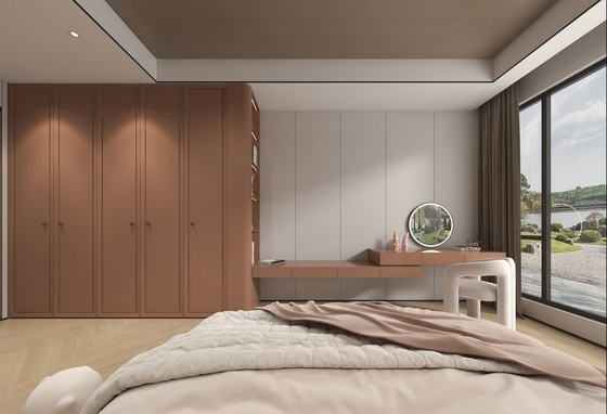 Fadior New Chinese-Style Kid's Wardrobe With Customizable Durable High-Low Extendable Desk