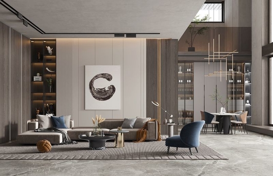 Customized Elegant Wood Grain And White Finish Stainless Steel Wall Panel