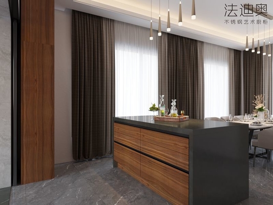 Modern Elegant Design And Durable Functionality Stainless Steel Kitchen Cabinets