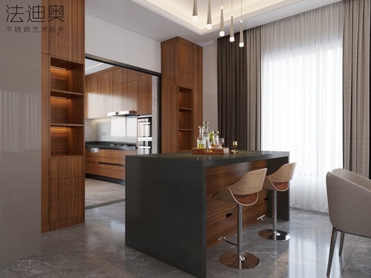 Modern Elegant Design And Durable Functionality Stainless Steel Kitchen Cabinets