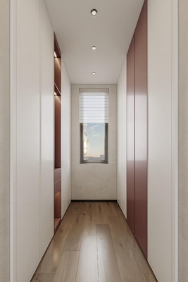 Fadior French Style Stainless Steel Wardrobe With Integrated Desk And Coffee Machine