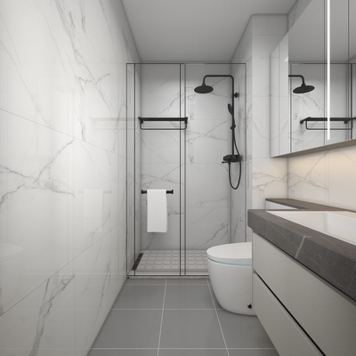 Modern Luxury Stainless Steel Vanity Space Saving Smart Design Seamless Integration