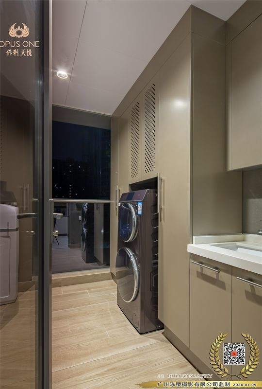 Stainless Steel Balcony Storage Cabinet With Beige Matte Finish Modern Design